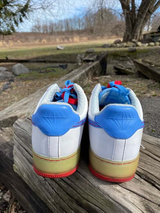 Nike Air Force 1 Premium '07 'Glacier Blue' Womens size NO shoe box - Picture 3 of 6